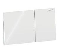 Geberit Sigma 70 Square Plaque d'actionnement 115622SI1 pour double chasse, blanc