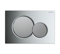 Geberit Sigma bouton de chasse d'eau pour WC chrome brillant-chrome mat 115.770.KA.5