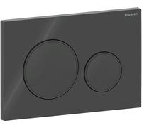 Geberit Sigma bouton de chasse d'eau pour WC chrome brillant-noir 115.882.14.1