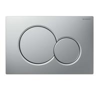 Geberit Sigma01 - Plaque de déclenchement 2 touches, chromé mat 115.770.JQ.5