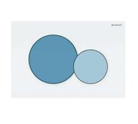 Geberit Sigma01 - Plaque de déclenchement, bleu/blanc 115.770.SX.5