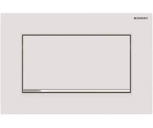 Geberit Sigma10 1M bouton de chasse d'eau pour WC chrome brillant-blanc 115.893.JT.1
