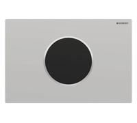 Geberit Sigma10 - Commande électronique de chasse d'eau, alimentation par pile, easy to clean, chrome mat 115.908.JQ.6