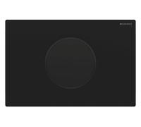 Geberit Sigma10 - Commande électronique de chasse d'eau, alimentation secteur, easy to clean,noir mat 115.907.16.6