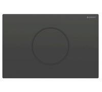 Geberit Sigma10 - Commande électronique de chasse d'eau, alimentation par pile, noir 115.908.DW.6