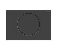Geberit Sigma10 - Commande électronique de chasse d'eau, alimentation secteur, easy to clean,noir mat 115.867.16.6