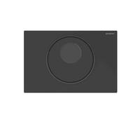 Geberit Sigma10 - Commande électronique de chasse d'eau, alimentation secteur, easy to clean,noir mat 115.856.16.6