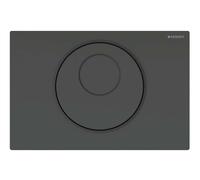 Geberit Sigma10 - Commande électronique de chasse d'eau, alimentation secteur, noir 115.890.DW.6