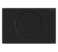 Geberit Sigma10 - Commande électronique de chasse d'eau, alimentation secteur, easy to clean,noir mat 115.867.16.6