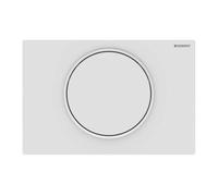 Geberit Sigma10 - Plaque de déclenchement, blanc mat 115.758.01.5