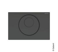 Geberit Sigma10de WC avec déclenchement électrique du rinçage, rinçage à 2 quantités, fonctionnement sur piles, automatique, sans contact, manuel, 115.891.DW.6