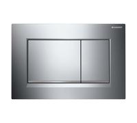 Geberit Sigma20 bouton de chasse d'eau pour WC chrome brillant-chrome mat 115.883.KH.1