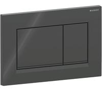 Geberit Sigma20 bouton de chasse d'eau pour WC noir 115.883.DW.1