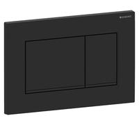 Geberit Sigma20 (ex Sigma30) BetPl., 2-M-Öffn., Square, noir mat laqué, Etc/noir