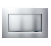 Geberit Sigma20 - Plaque de déclenchement Sigma20, chrome mat laqué/chrome 115.883.JQ.1