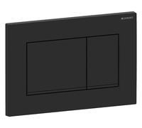 Geberit Plaque de déclenchement Sigma20 115.883.16.1 noir mat double chasse revêtement easy-to-clean