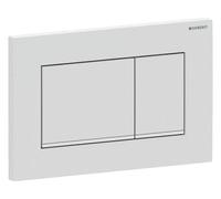 Geberit Bouton de chasse Sigma20 115.883.01.1 double chasse pour WC blanc mat