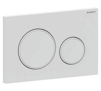 Geberit Sigma20 plaques de déclenchement pour rinçage à 2 quantités, rond, 115.882.01.1