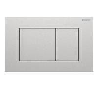 Geberit Sigma40 plaque de déclenchement - chasse à 2 touches - extra plate - boutons carrés - inox - inox brossé 115.629.FW.1