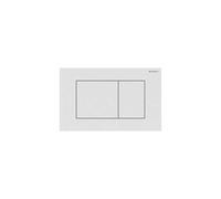 Geberit Sigma 40 Square plaque de déclenchement 115629JT1 Square , blanc mat / revêtement facile à nettoyer, pour double chasse, ronde