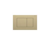 Geberit Plaque de déclenchement Sigma40 115.629.QF.1 laiton brossé double chasse