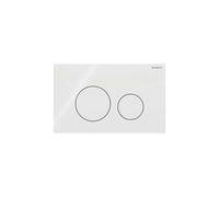 Geberit Sigma40 - Plaque de déclenchement, verre / blanc 115.628.SI.1