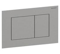 Geberit Sigma40 plaques de déclenchement, pour rinçage à 2 quantités, angulaires, acier inox, 115.629.FW.1