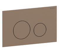Geberit Sigma40 plaques de déclenchement, pour rinçage à 2 quantités, rond, acier inox, 115.628.QB.1, Couleur: rouge or brossÃ©