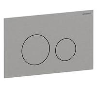 Geberit Plaque de déclenchement Sigma40 115.628.FW.1 inox brossé ronde double chasse