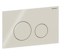 Plaque de déclenchement Geberit Sigma40 115628JL1 Ronde, gris sable, pour double chasse