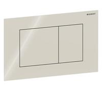 Geberit Sigma 40 Square Plaque de commande 115629JL1 Square , gris sable, pour double chasse, ronde