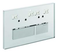 Geberit Sigma50 - Bouton de commande de chasse d’eau, sans remplissage 115.788.00.1