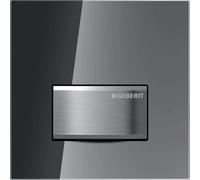 Geberit Sigma50 - Commande du rinçage de l'urinoir, chrome/verre fumée 116.016.SD.5