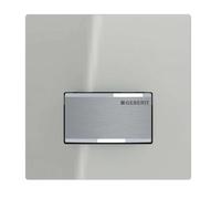 Geberit Sigma50 - Commande du rinçage d'urinoir, chrome / sable gris 116.016.JL.5
