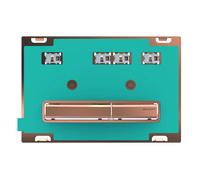 Geberit Sigma50 - Plaque de déclenchement 2 touches, or rouge, sans plaque de finition 115.670.00.2