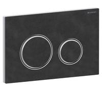 Geberit Sigma50 plaques de déclenchement, pour rinçage à 2 quantités, couleur métal chromé, rond, 115.884.JM.1