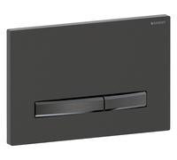 Geberit Plaque de déclenchement Sigma50 Square 115.671.QD.2 chrome noir brossé double chasse