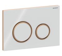Geberit Sigma50 bouton de chasse d'eau pour WC blanc 115.650.SI.1