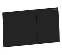 Geberit Sigma70 Plaques de déclenchement pour rinçage à 2 quantités, angulaires, 115.622.14.1, Couleur: Acier inoxydable laqué noir mat