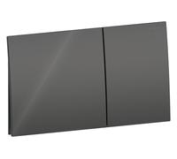 Geberit Sigma70 Plaques de déclenchement pour rinçage à 2 quantités, angulaires, 115.622.JK.1, Couleur: lave/verre