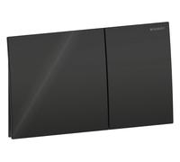 Geberit Plaque d'actionnement Sigma 70 Square 115622SJ1 pour double chasse, noire