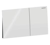 Geberit Sigma 70 Square Plaque d'actionnement 115622SI1 pour double chasse, blanc