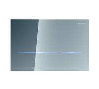 Geberit Sigma80 - Commande électronique de chasse d'eau, alimentation secteur, verre miroir 116.090.SM.6