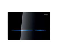 Geberit Sigma80 - Plaque de déclenchement, verre / noir 242.618.SG.1