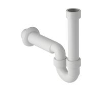 Geberit siphon de lavabo tubulaire blanc 152.704.11.1
