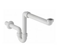 Geberit siphon de lavabo tubulaire gain de place 1 1/4x40 blanc 261.343.11.1