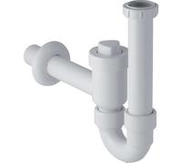 Geberit - Siphon en tube, fermable, clapet anti-retour, sortie horizontale, d 40 mm 152.860.11.1