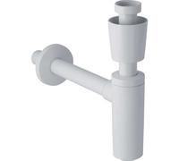 Geberit - Siphon en tube plongeur pour lavabo, sortie horizontale, d 40 mm, 1 1/4 G, blanc alpin 151.035.11.1