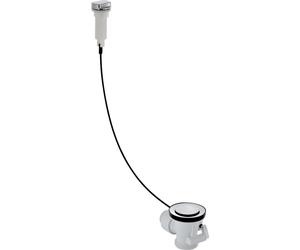 Geberit - Siphon pour éviers avec actionnement rotatif G 1 1/2, chrome brillant 152.931.20.1