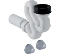 Geberit - Siphon pour urinoir, avec des accessoires de montage, sortie horizontale, d 50 mm 152.942.11.1